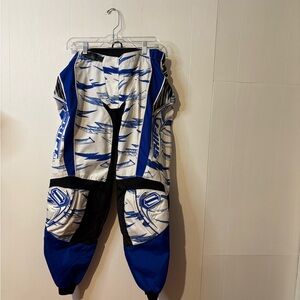 Assault Blue and White Racing Pant